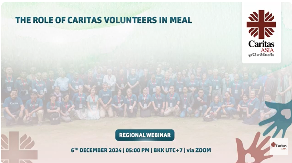 Regional Webinar on the Role of Caritas Volunteers in MEAL